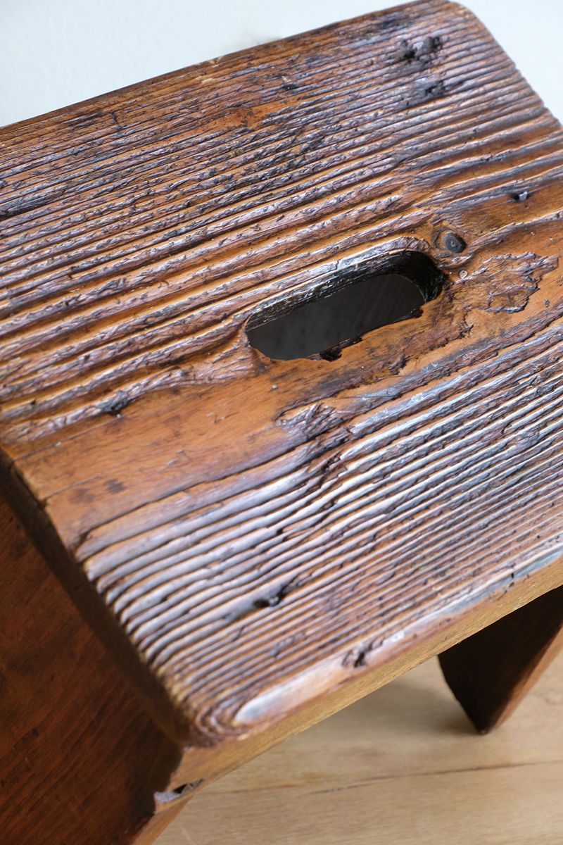 19th Century Vernacular Pine Stool: When Use Becomes the Decoration