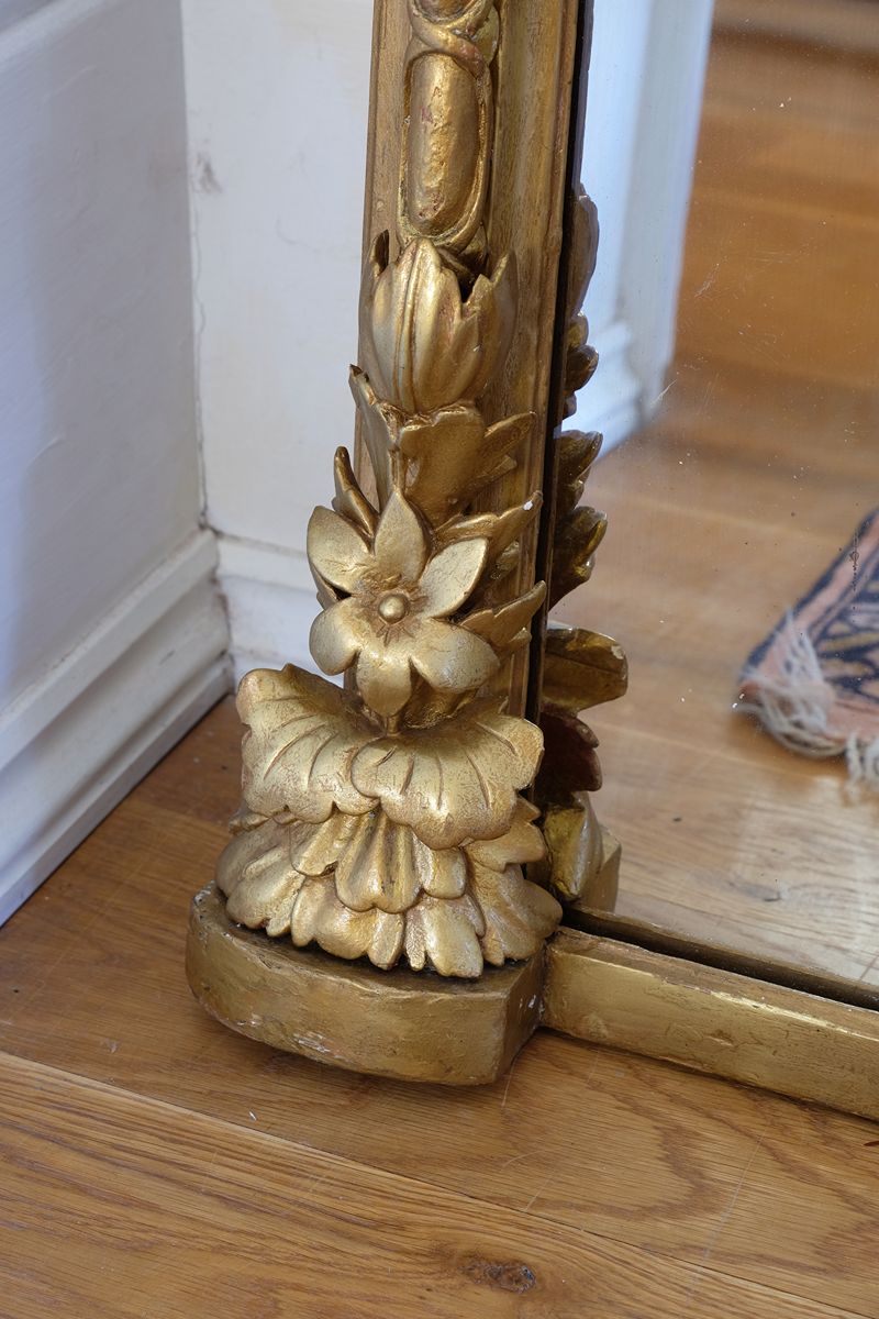 Mid-19th Century Giltwood Pier & Overmantel Mirror by John Westley
